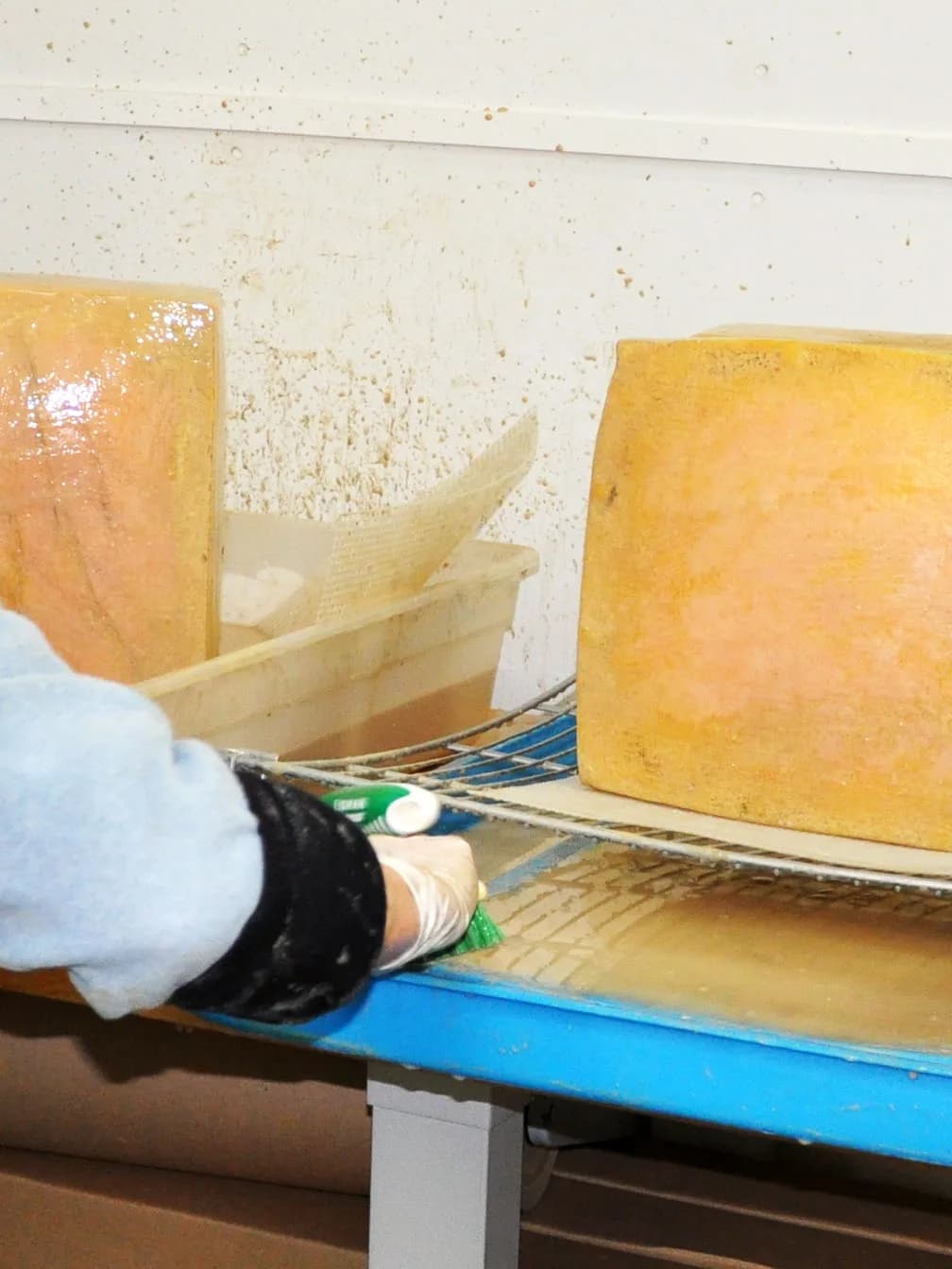 Fabrication de fromage background