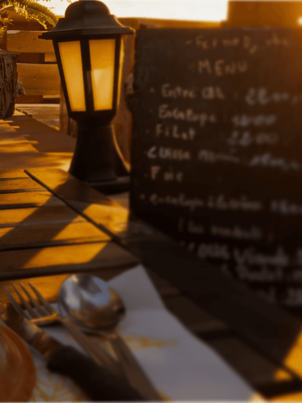 Restauration & post coffee background